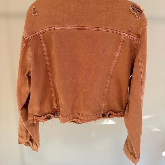 Em & Elle Coral Distressed Jacket - Picture 4 of 4